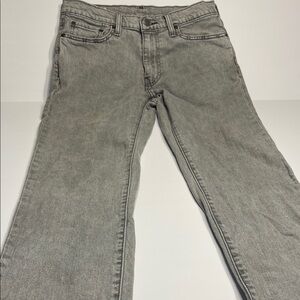 Levi's Men's Stone Gray Straight Jeans